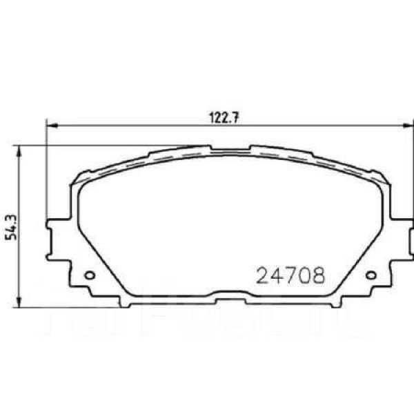 Колодки тормозные передние Nisshinbo NP-1060 (PF1518)