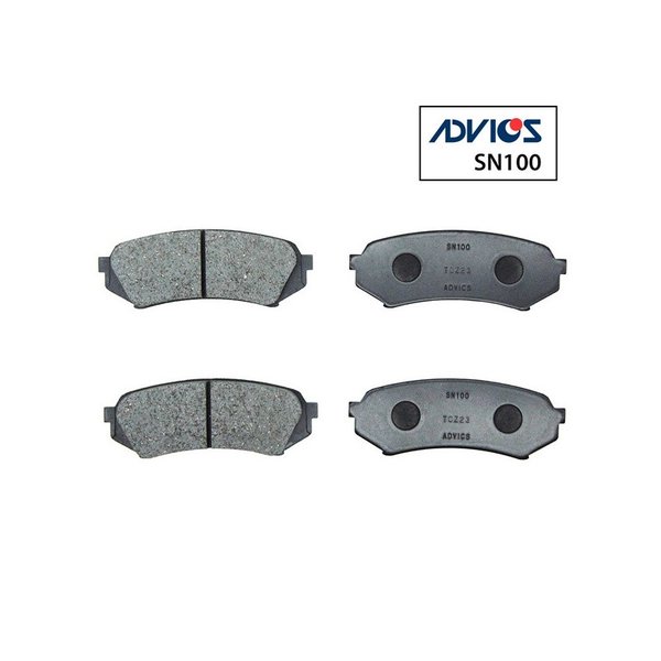 Колодки тормозные задние Toyota 04466-60070 Advics SN-100 UZJ100 HDJ100 LX470 (PF1412)