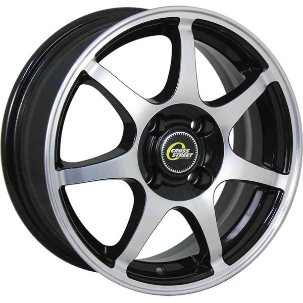 Диск литой 14*5,5 4*100 Et35 67,1 CR-15 BKF Cross Street