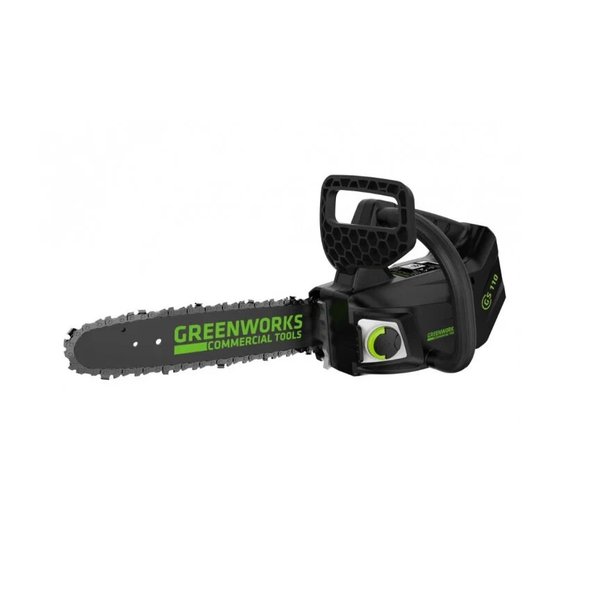 Пила цепная одноручная аккумуляторная GreenWorks GD40TCS (арбориста), 40V, 25,4 см, бесщеточная, без