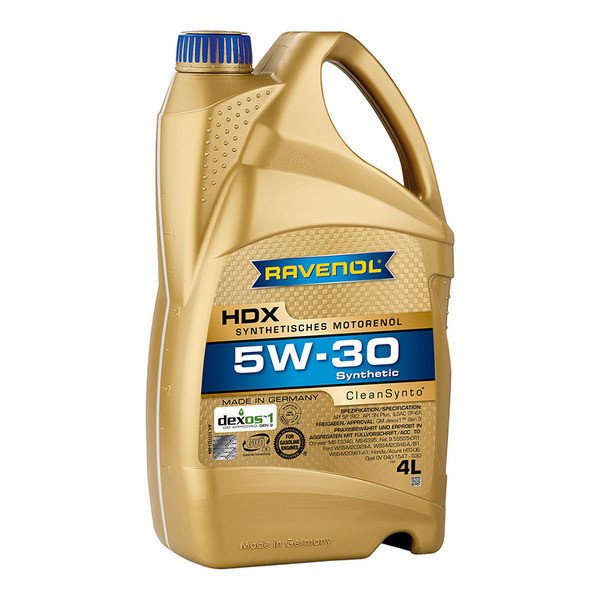 Масло моторное Ravenol HDX 5W30 4л