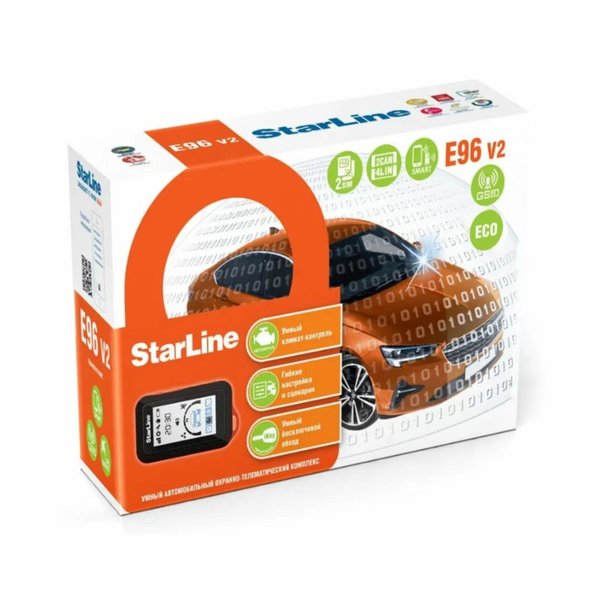 Автосигнализация Starline E96 BT eco V2