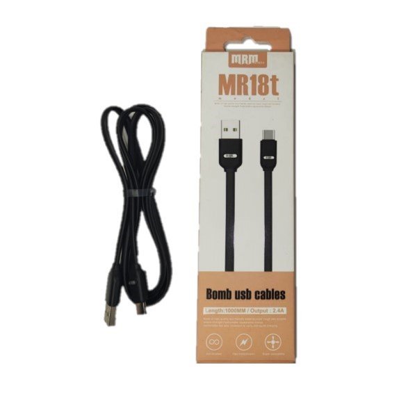 Кабель USB MRM МR18t Силиконовый type-c (1метр) 091
