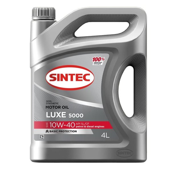 Масло моторное Sintec Luxe 5000 10W40 SL/CF 4