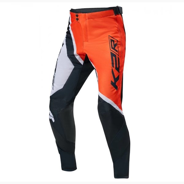 Брюки K2R MX LIGHT, Orange/White/Black, 42
