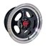 Диск литой 14*7,5 4*100/114,3 Et0 73,1 5210 Black/LR