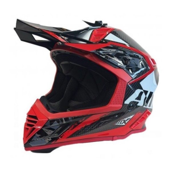 Шлем AiM RH855 Carbon TERRAIN Black/Red, XXL