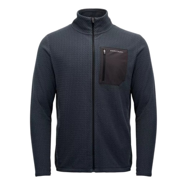 Толстовка мужская флисовая Flow 1213 DarkGrey (M) Finntrail