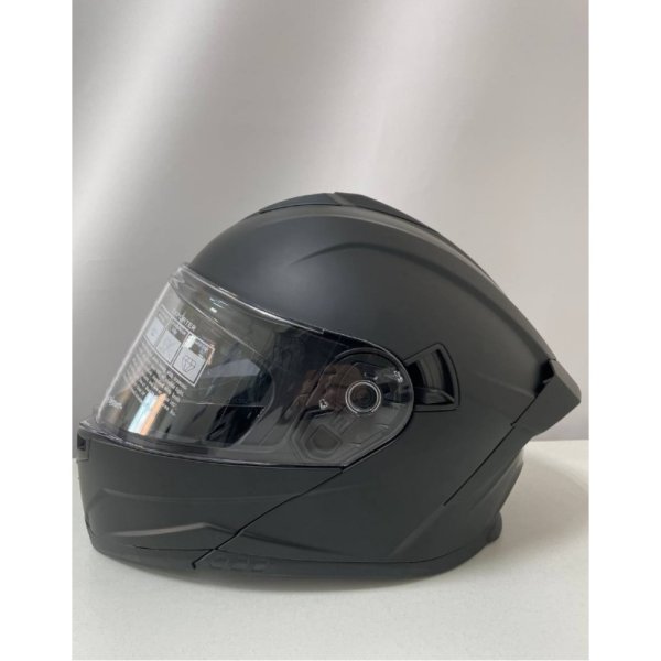 Мотошлем модуляр SPARX Pulse черный матовый (63-64 см) 2XL