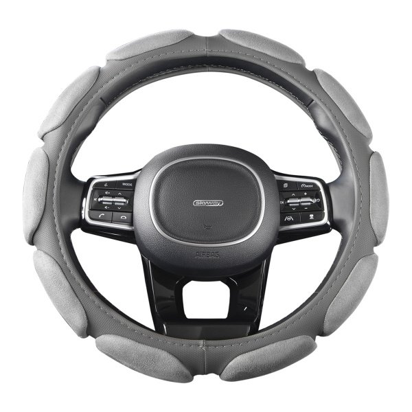 Оплетка SKYWAY Sponge classic 10 подушечек M Серая замша S01101040 