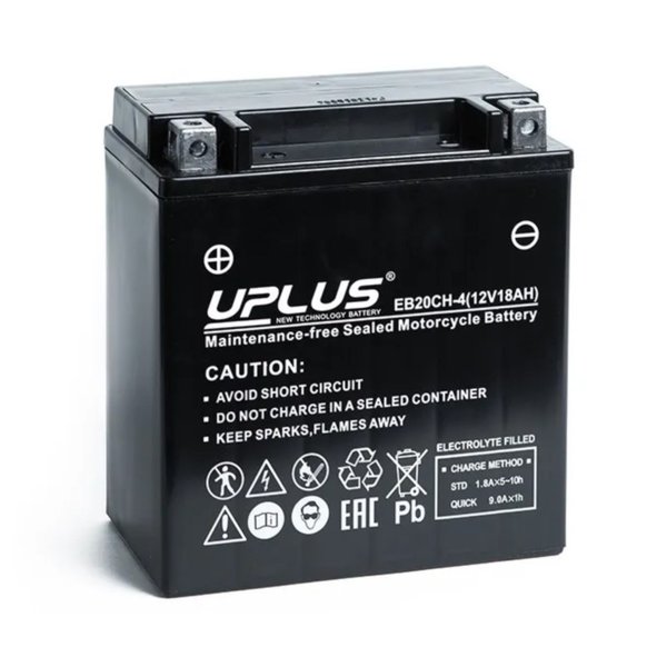 Аккумулятор мото Leoch UPLUS High Performance EB20H-4 18 А/ч