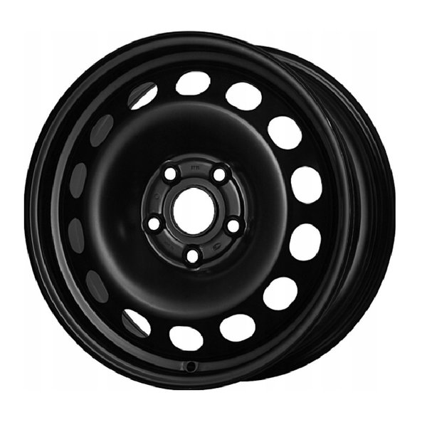 Диск стальной 16*6,5 5*112 ET39,5 66,6 X40010 Black Trebl
