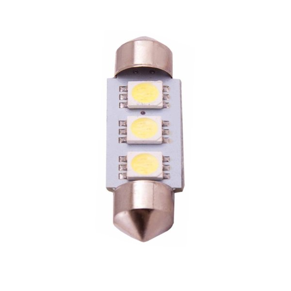Лампа св/д T11*39 12V 3 SMD LED White 