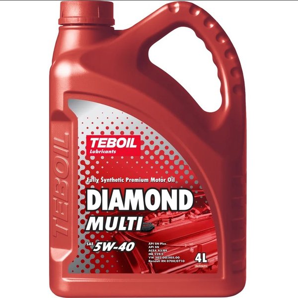 Масло моторное Teboil Diamond Multi 5w40 4л